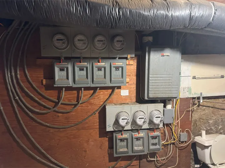 LAX meter and panel installation, project 3